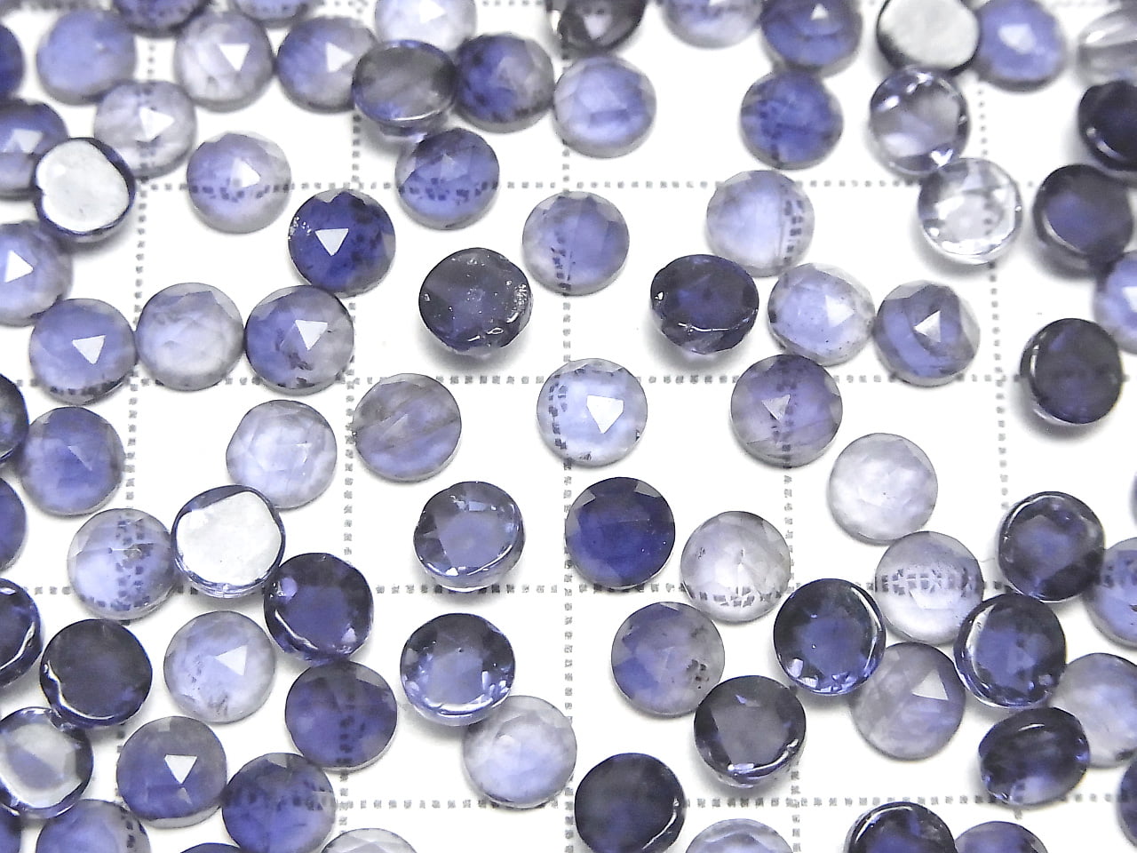High Quality Iolite AAA Rose Cut Round 5x5mm 10pcs $12.99!
