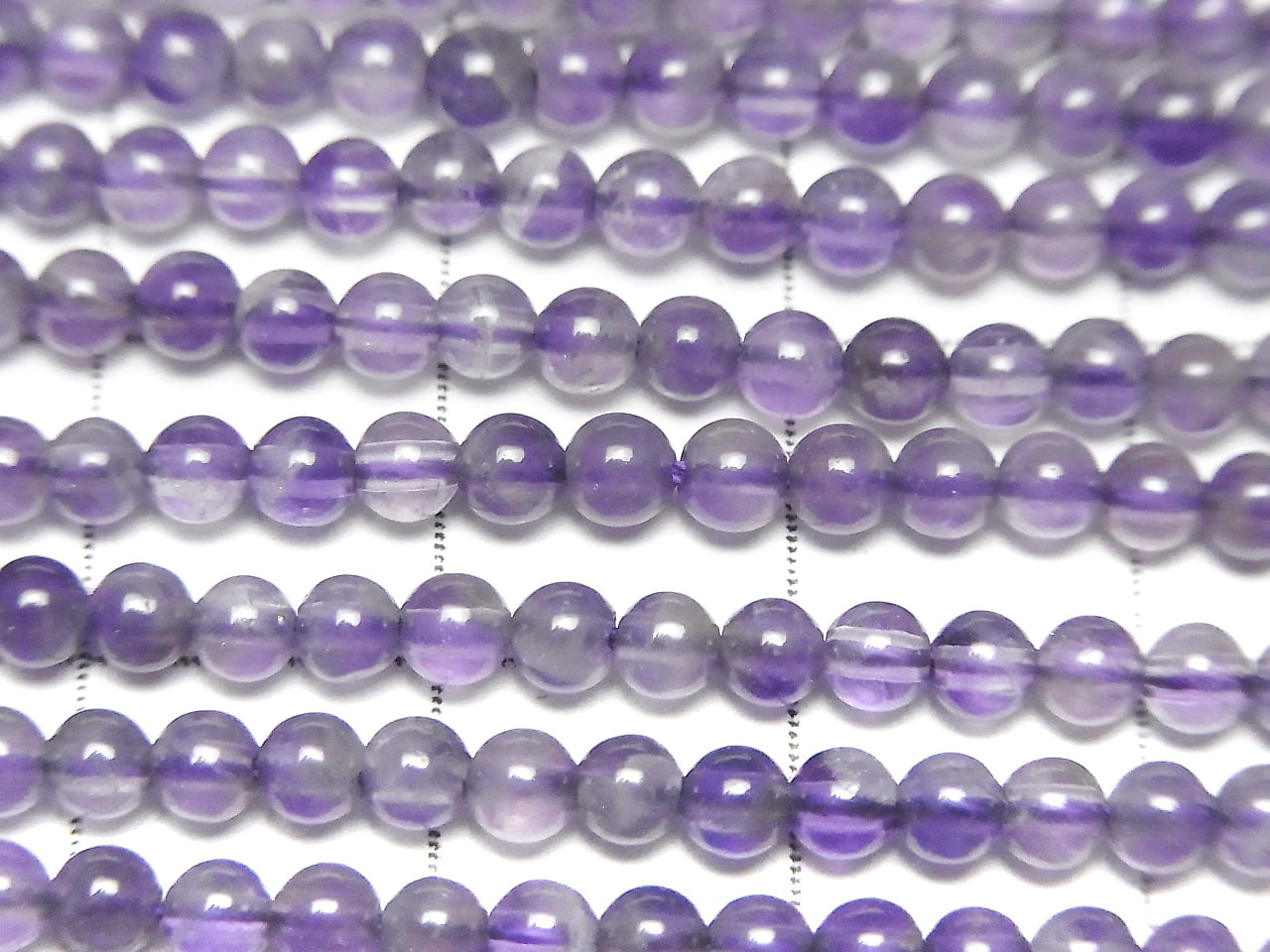 紫水晶 AA+ 圓珠 3毫米 1串(約15英吋/37公分)