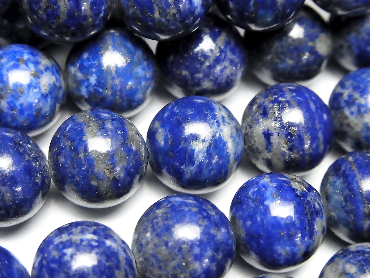 Lapis Lazuli AA+ Rondes 12mm, demi-fil ou 1 fil de perles (env. 37cm)