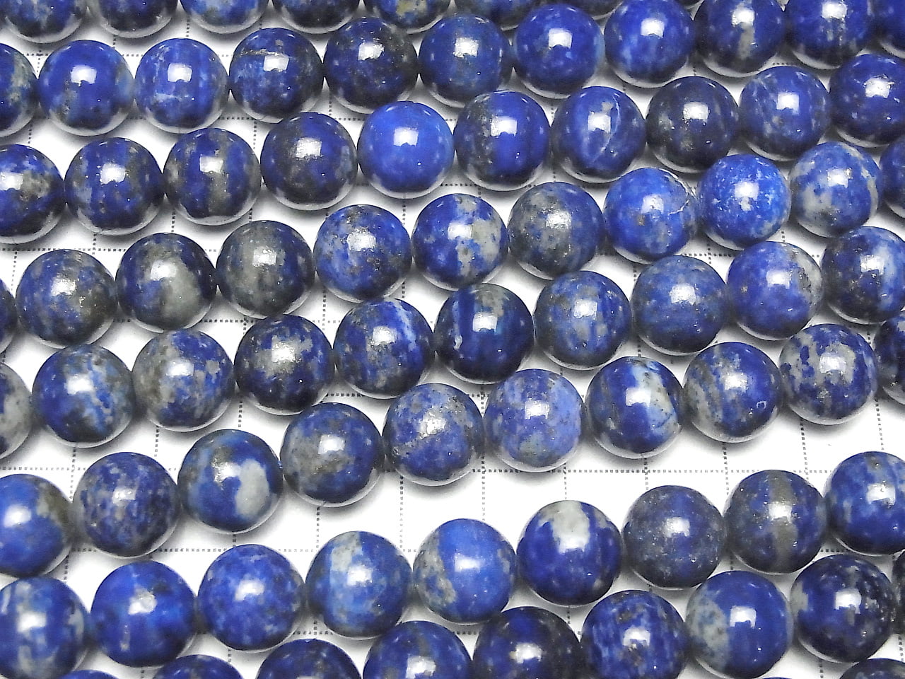 Lapis Lazuli AA+ Rondes 12mm, demi-fil ou 1 fil de perles (env. 37cm)