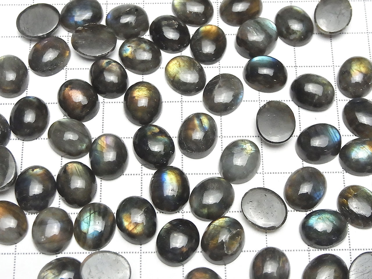 Spectrolite de Finlande AAA Ovale Cabochon 12 x 10 mm 2 paires 16,99 $ !