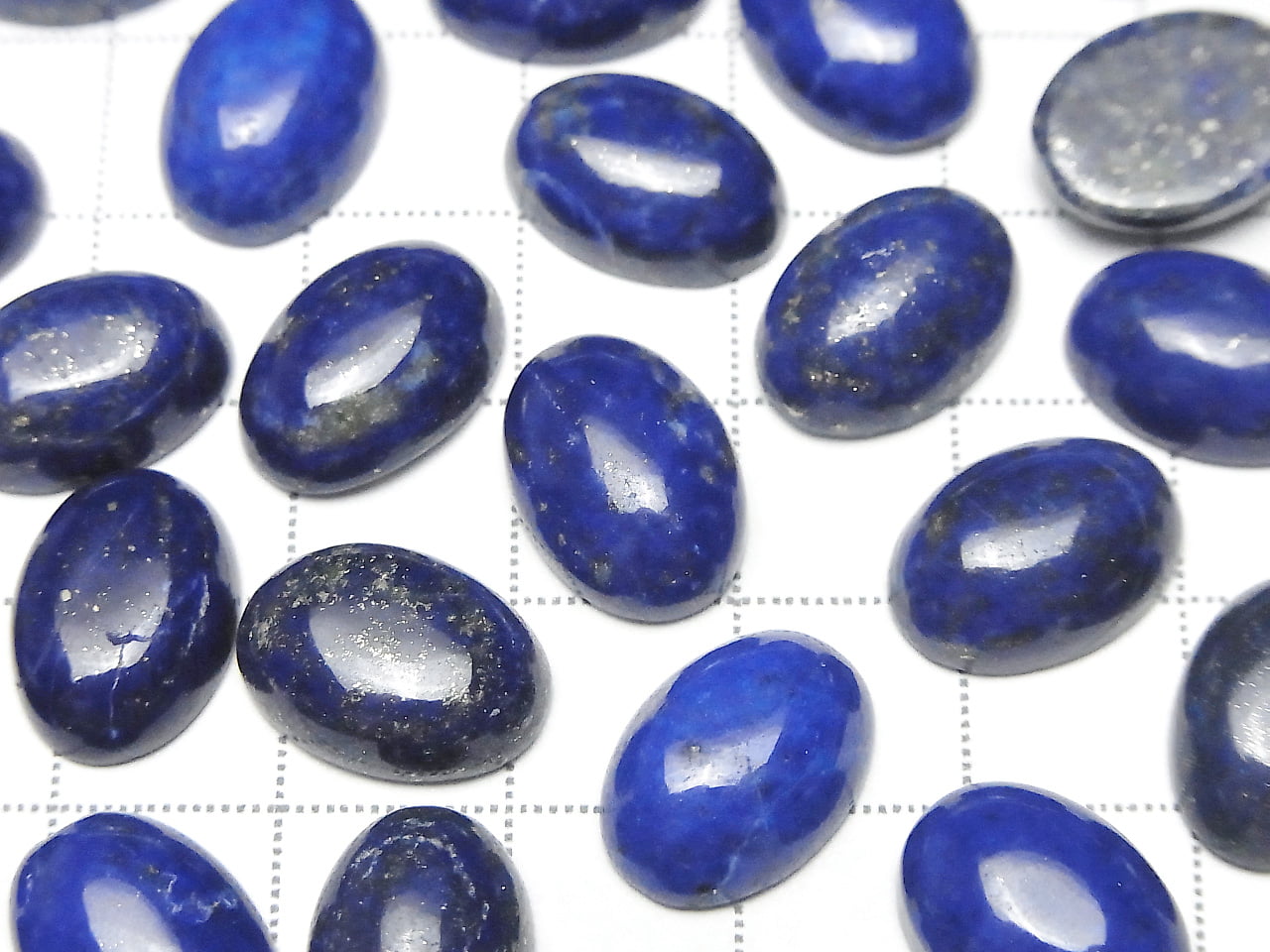 頂級青金石 AAA- 橢圓素面 14x10公釐 2顆