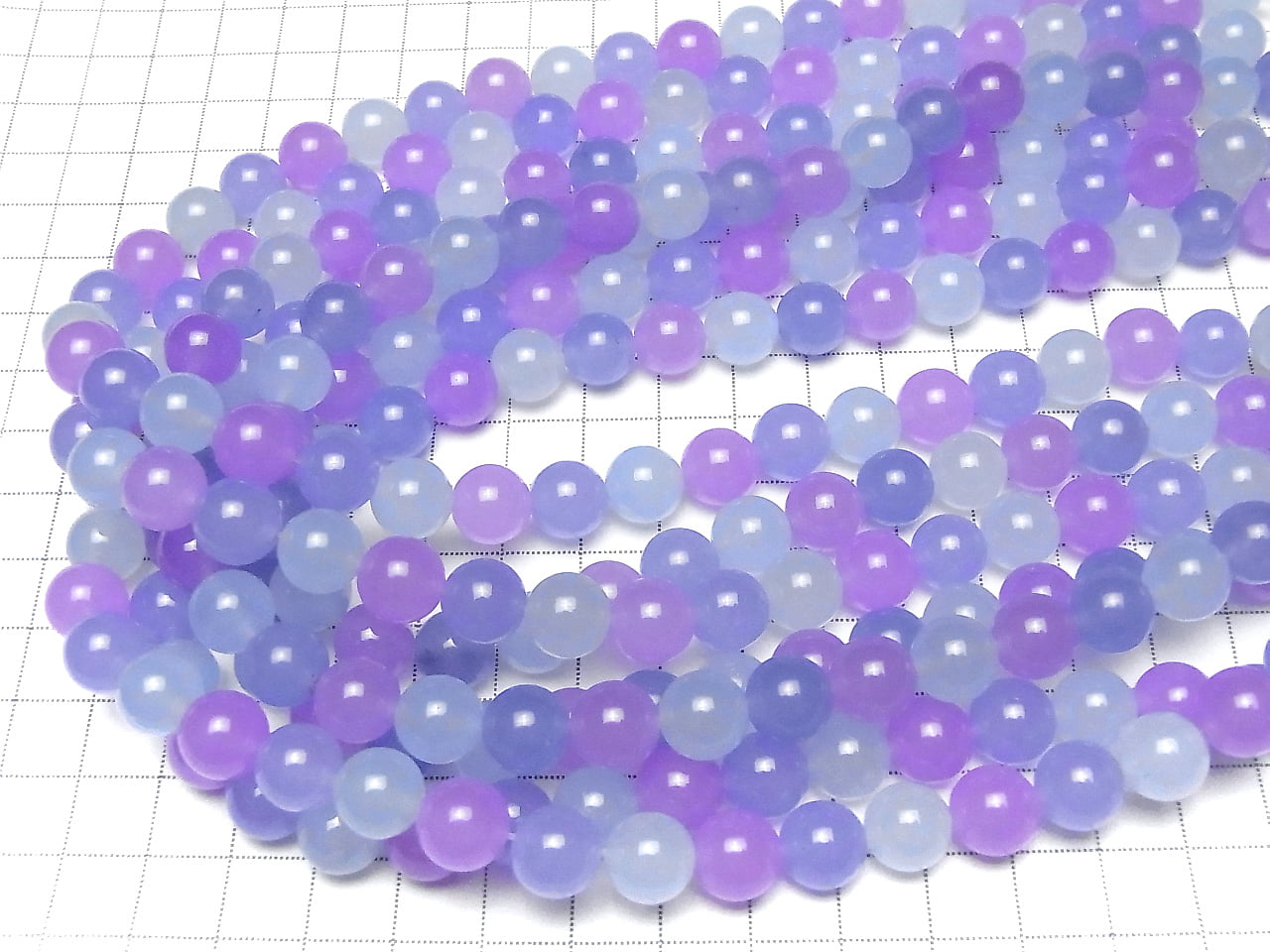 3 colors Mix Color Jade Round 10mm Purple 1strand beads (aprx.15inch / 36cm)