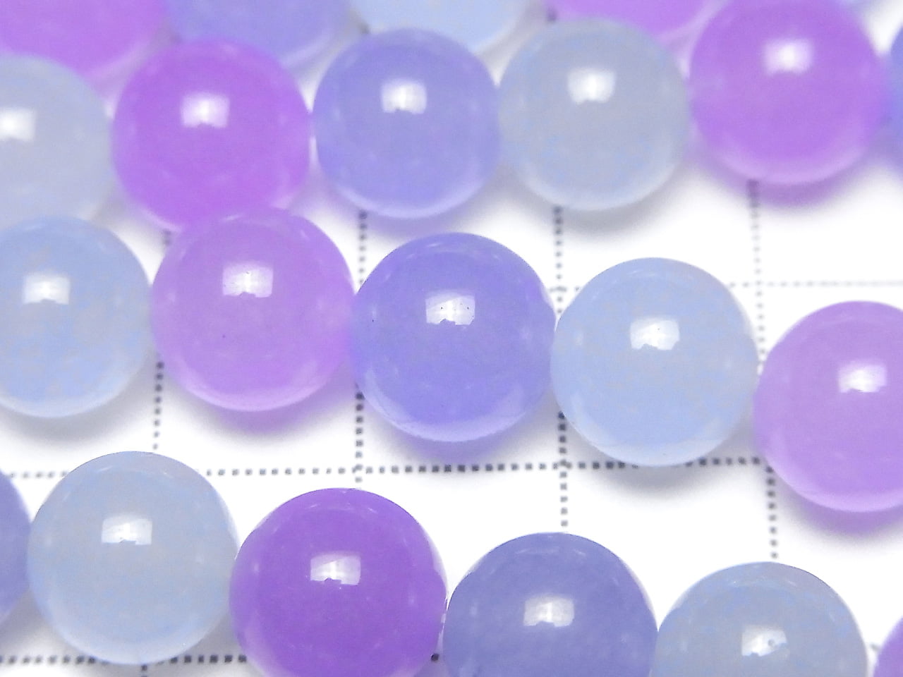 3 colors Mix Color Jade Round 10mm Purple 1strand beads (aprx.15inch / 36cm)