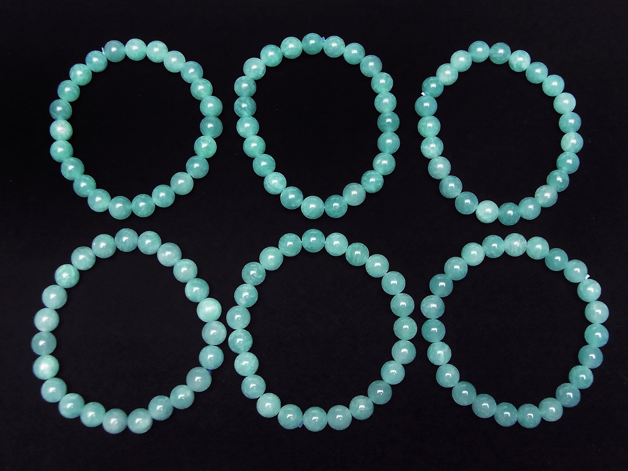 莫桑比克天河石 AAA- 圓珠 8mm 手鍊