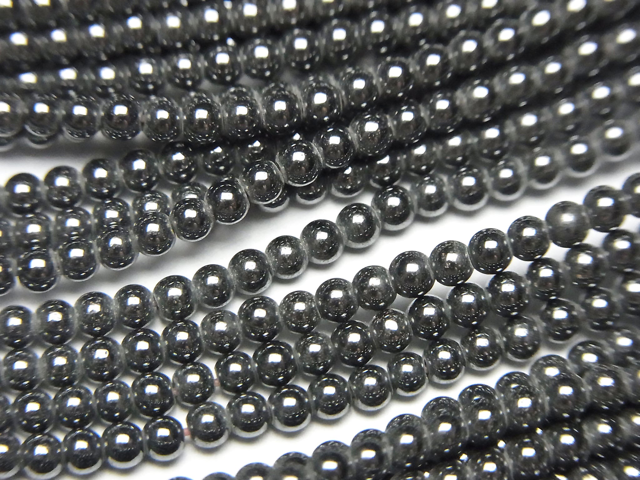 Magnetic! Hematite Round 2mm 1strand beads (aprx.15inch/38cm)