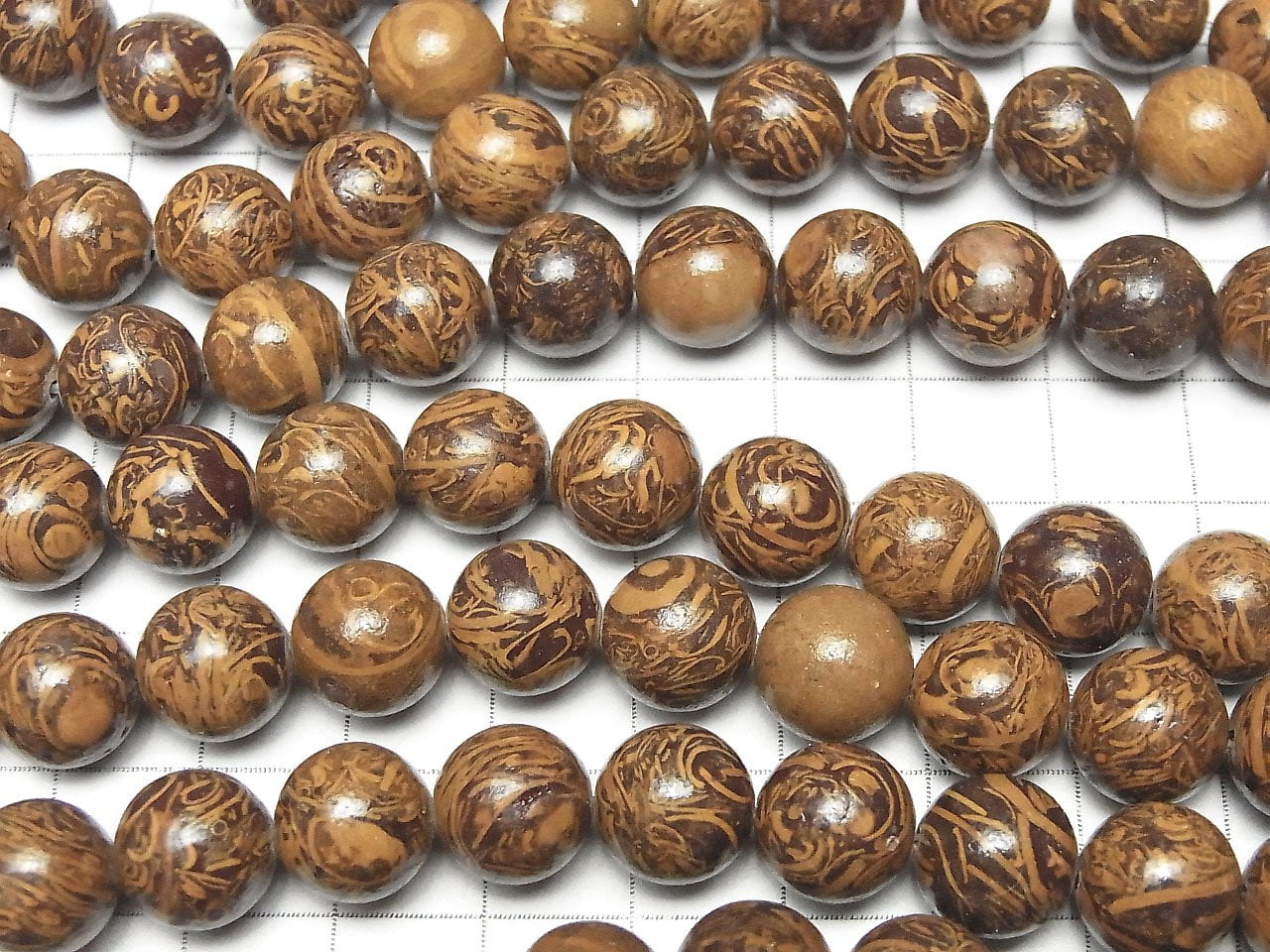 大象皮碧玉圓珠 10.5毫米 1串 (約14英吋/35公分)
