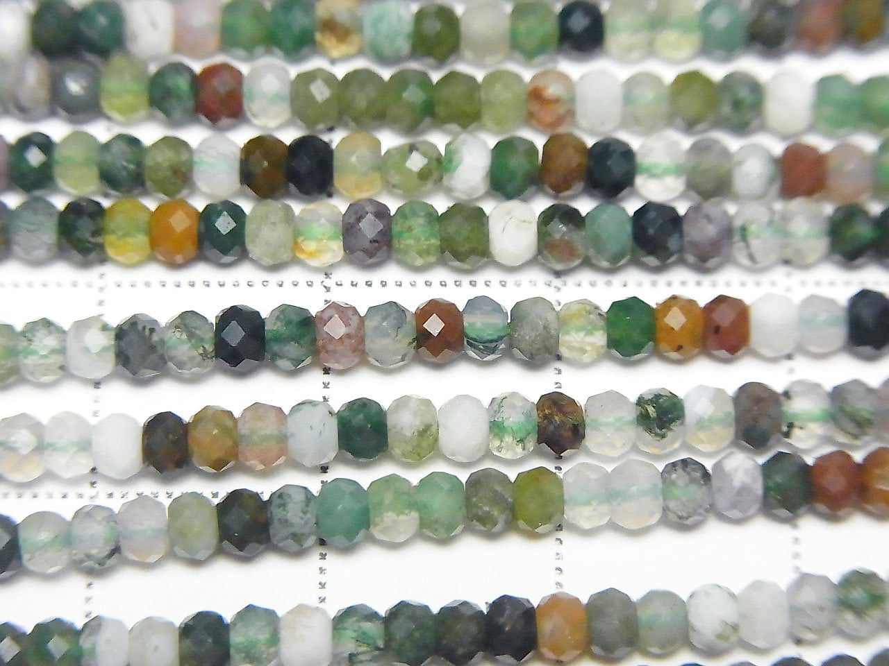 Haute qualité ! Perles rondelles facettées en pierre de sang, bouton 3x3x2.5mm, 1 fil (environ 15 pouces/36 cm)