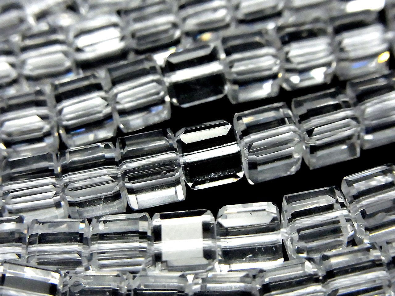 High Quality! Crystal Quartz AAA Cube Shape 6x6x6mm half or 1strand beads (approx. 15inch/38cm)