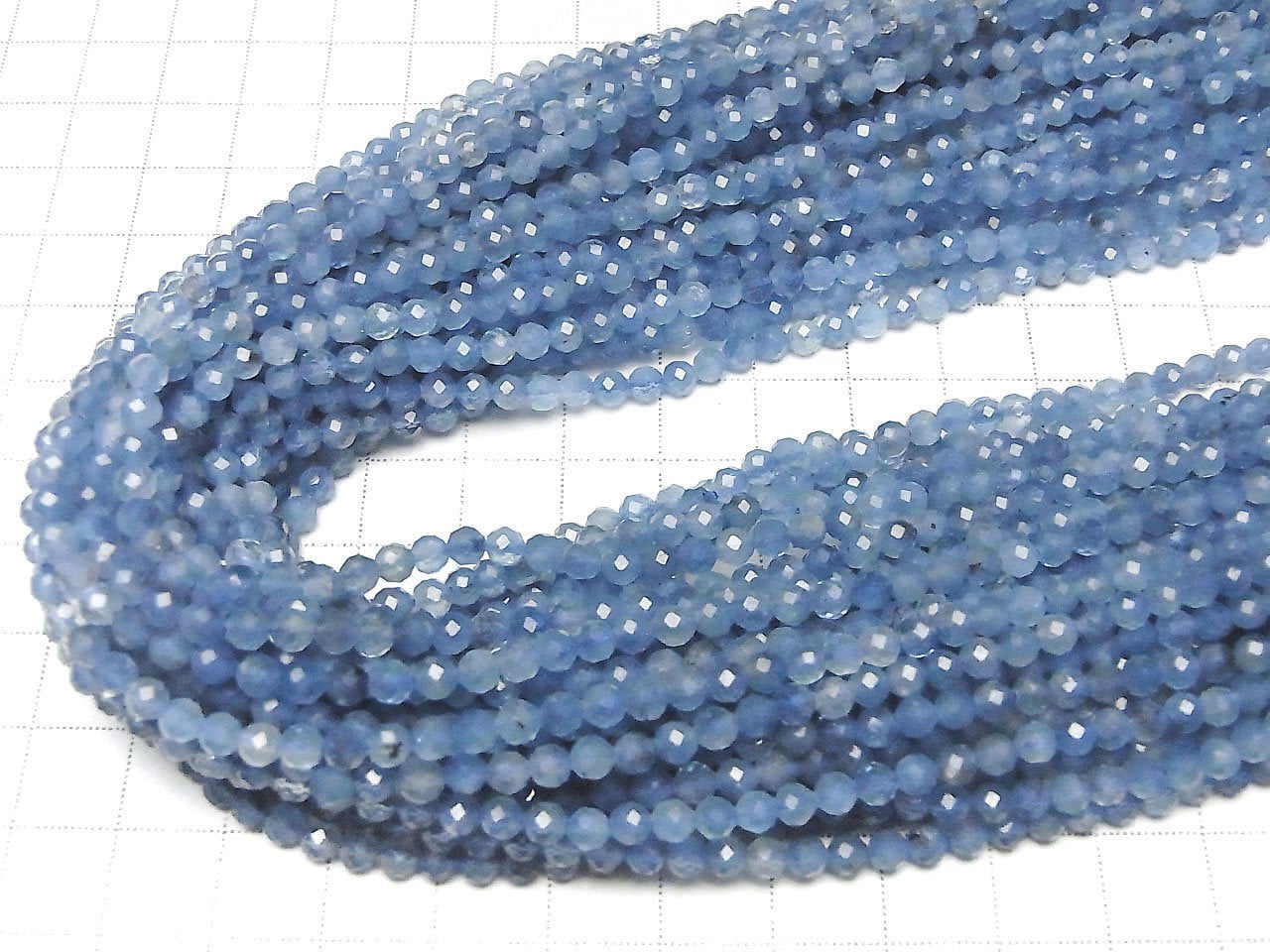 High Quality! Deep Blue Aquamarine AA++ Faceted Round 4mm 1strand beads (aprx.15inch/37cm)