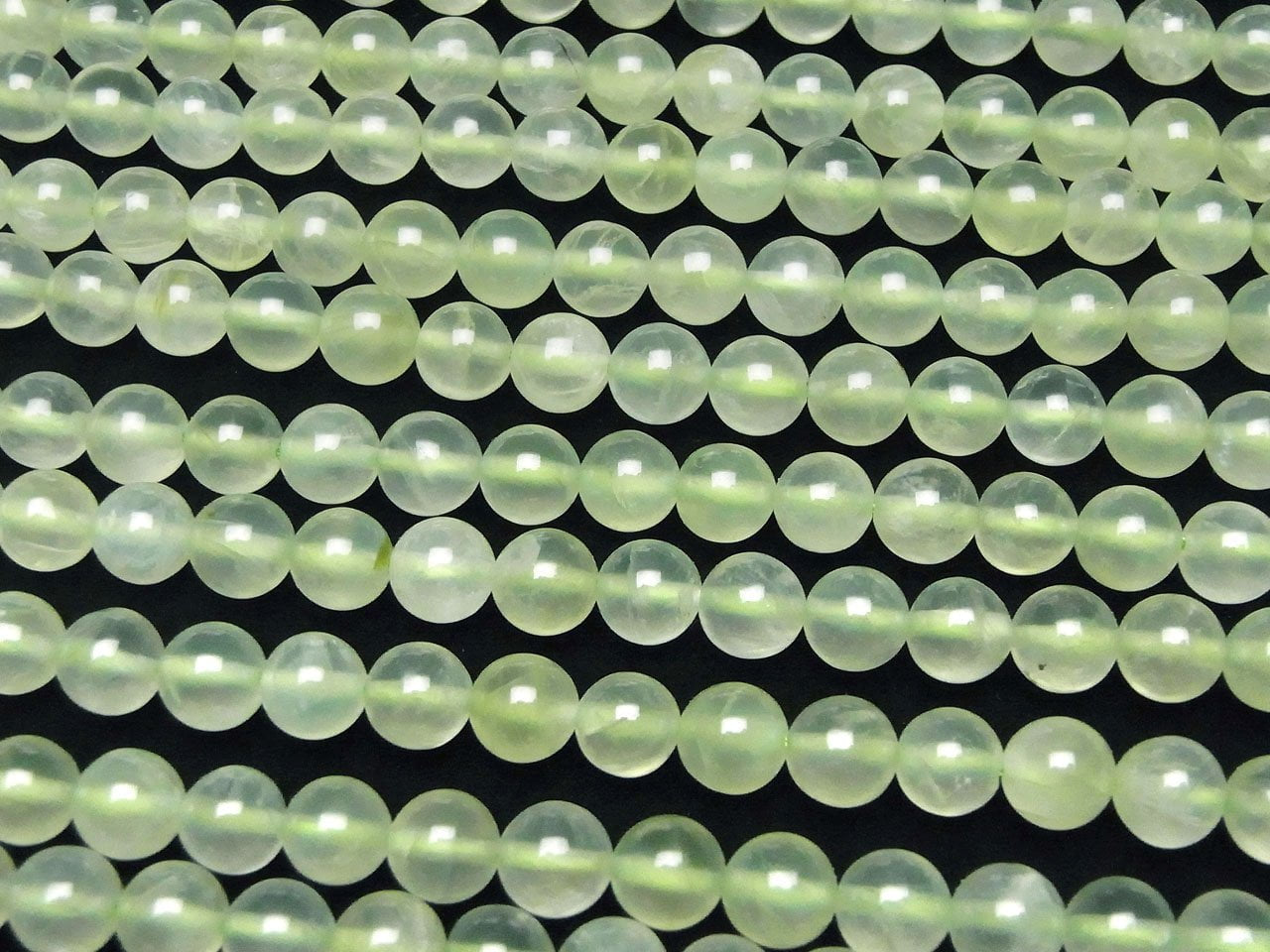 葡萄石 AAA- 圓珠 8mm 半串或 1 串珠(約 15 英寸/36 公分)