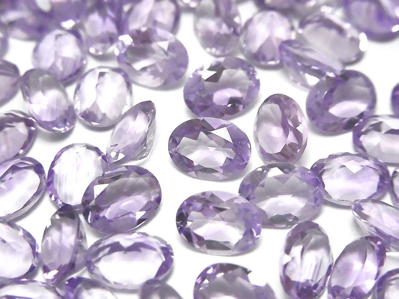 Hochwertiger Amethyst AAA Lose Stein Oval Facettiert 8x6mm 5Stk
