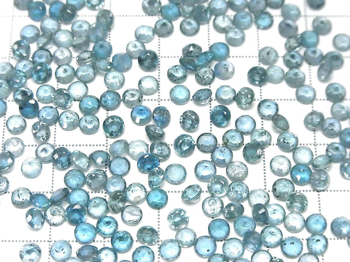 High Quality Indigo Blue Kyanite AAA- Loose stone Round Faceted 4x4mm 5pcs