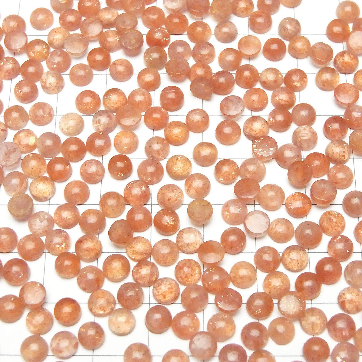 高品質太陽石 AA++ 圓形蛋面 5x5mm 5顆