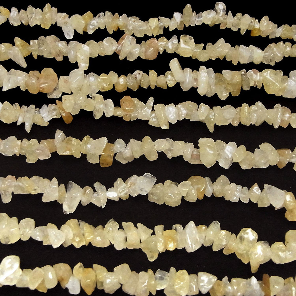 Himalaya Gold Azozeo Azeztulite AA++ Chips (Kleine Nuggets) 1/4 oder 1Strang Perlen (ca. 26 Zoll/66 cm)