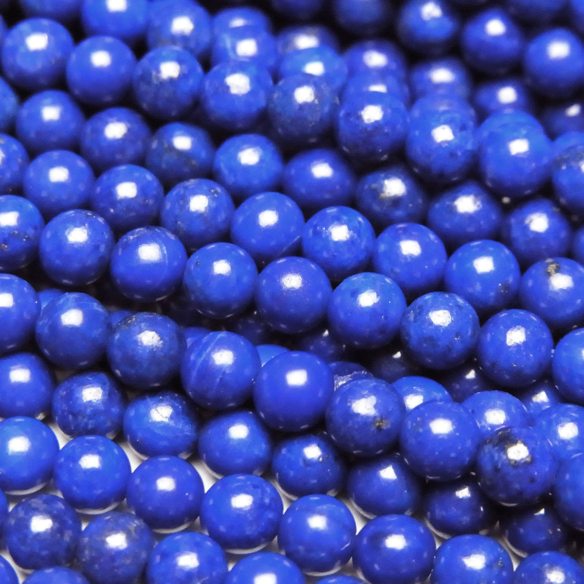 Lapis-lazuli AAA rond 4 mm, 1 fil (environ 15 pouces/36 cm)