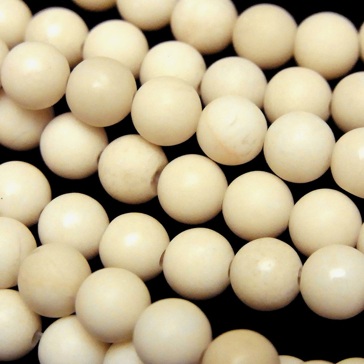 Riverstone Frost processing (matte) Round 6mm 1strand beads (aprx.15inch / 38cm)
