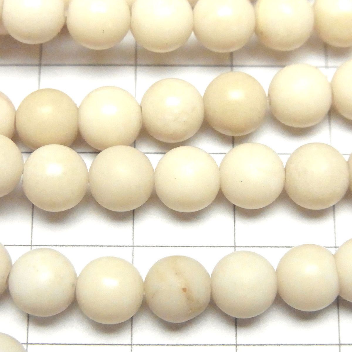 Riverstone Frost processing (matte) Round 6mm 1strand beads (aprx.15inch / 38cm)
