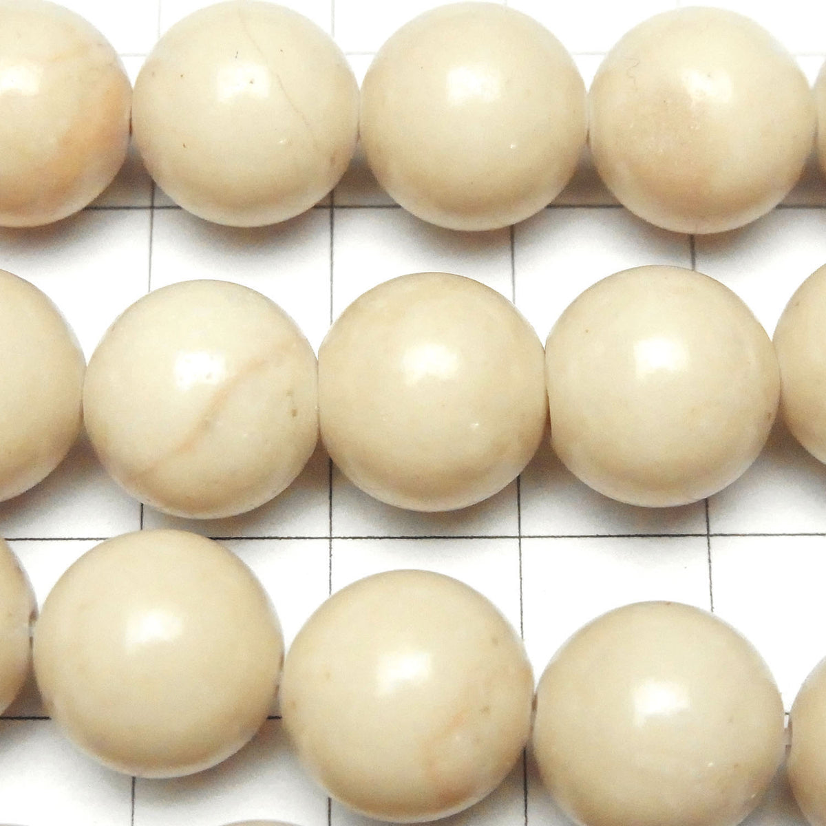 Riverstone Round 12mm 1strand beads (aprx.15inch/36cm)