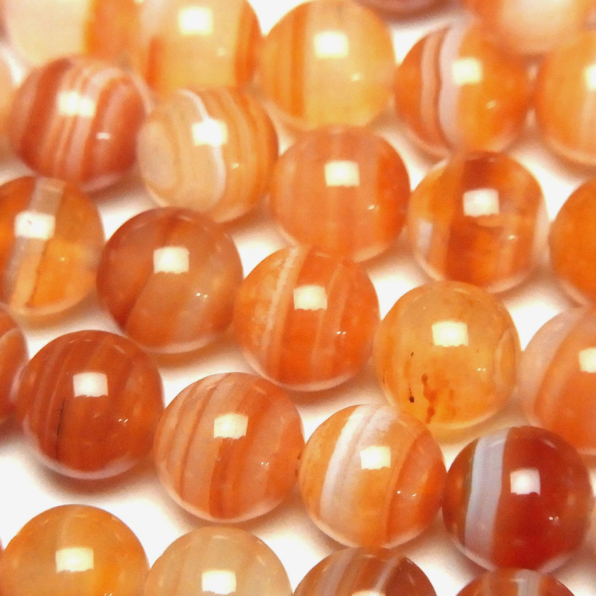 Carnelian,Sardonyx Round 8mm 1strand beads (aprx.15inch/37cm)