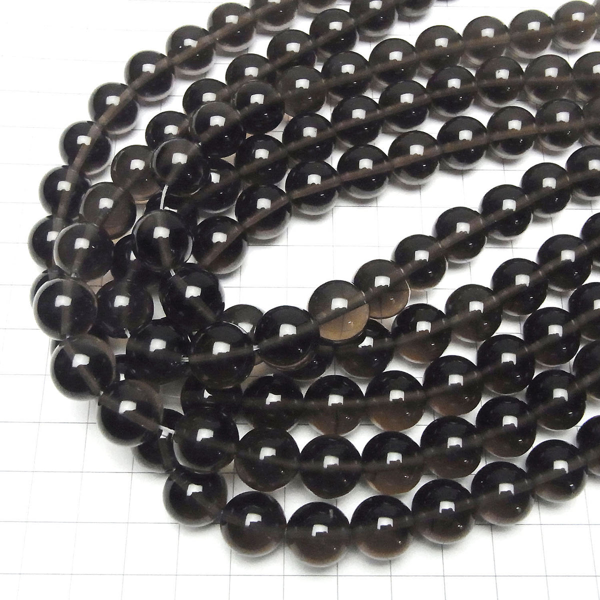 Mexiko Schwarzes Eis-Obsidian AAA Rund 12mm halb oder 1 Strang Perlen (ca. 15 Zoll/37 cm)