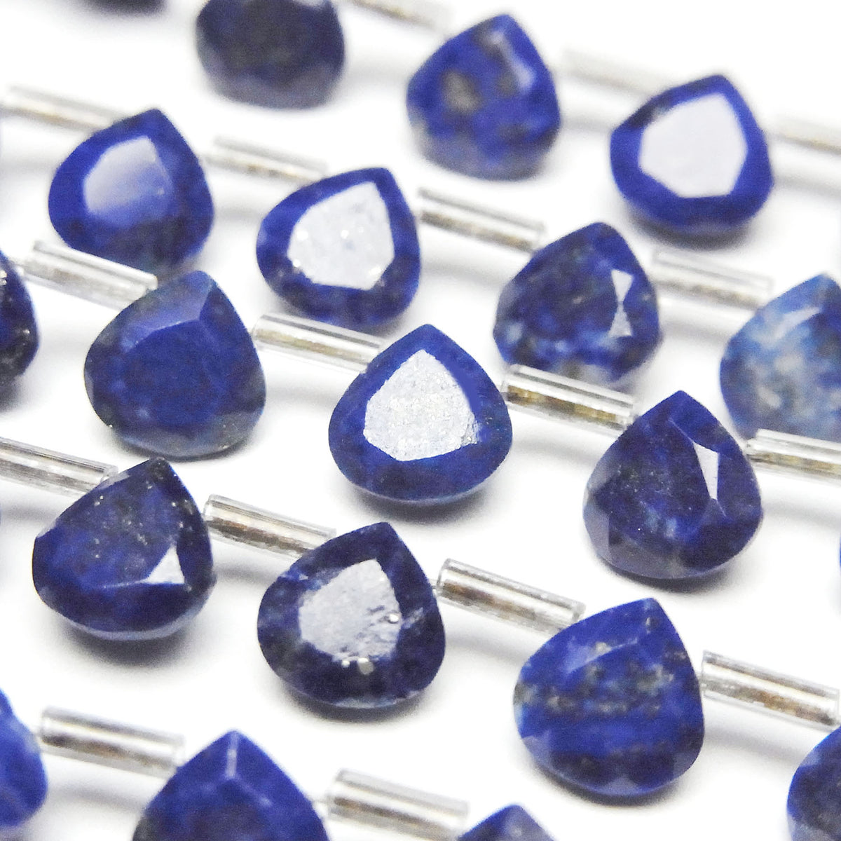 High Quality Lapislazuli AA++ Chestnut Faceted 6x6mm 1strand beads (18pcs )