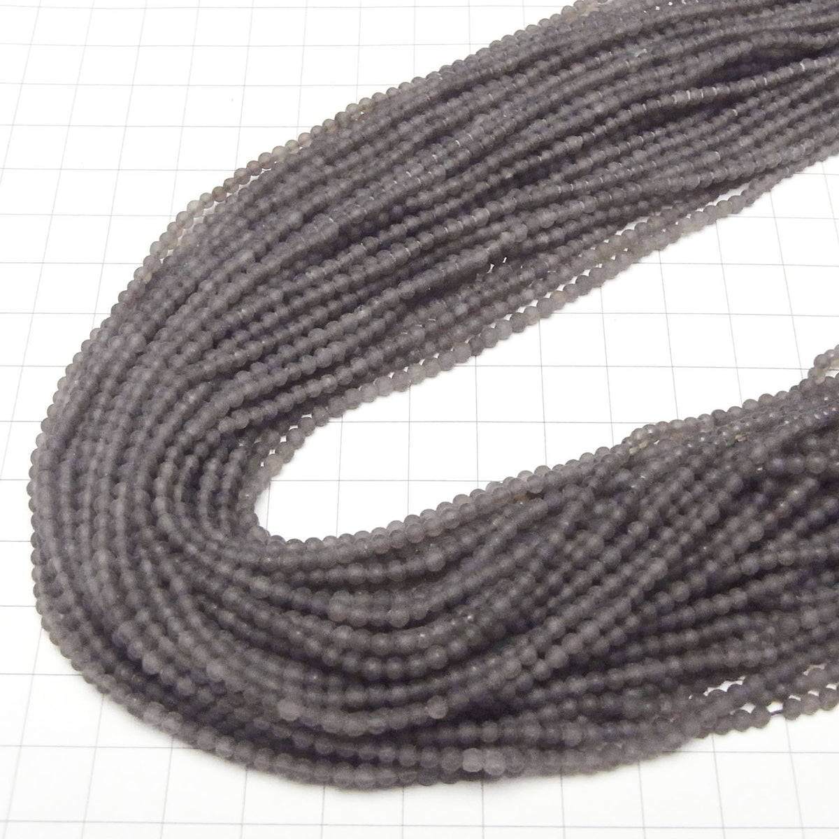 1strand $5.79! Frost Smoky Quartz AAA Round 3mm 1strand beads (aprx.15inch / 38cm)