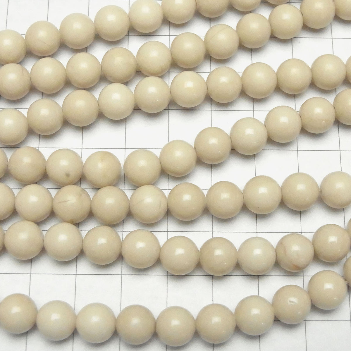 Perles Riverstone rondes 8mm 1 fil (environ 14 pouces/34 cm)