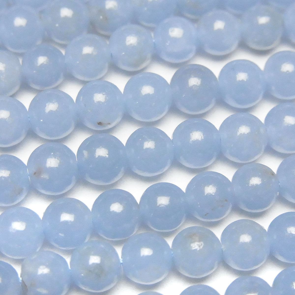 Angelite AAA Round 6mm 1strand beads (aprx.15inch/36cm)