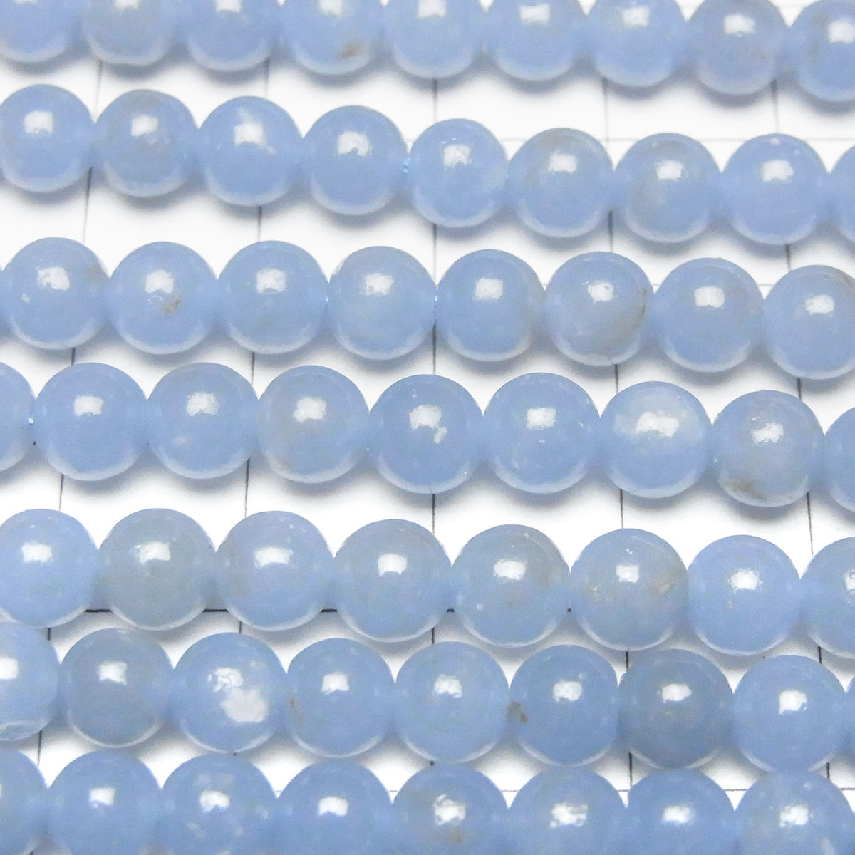 Angelite AAA Round 6mm 1strand beads (aprx.15inch/36cm)
