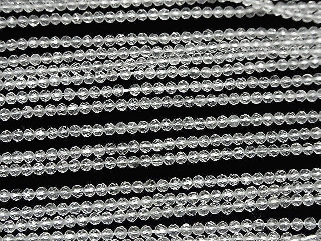 Hochwertiger Kristall AAA facettierte Runde 3mm 1 Strang Perlen (ca. 15 Zoll / 38 cm)