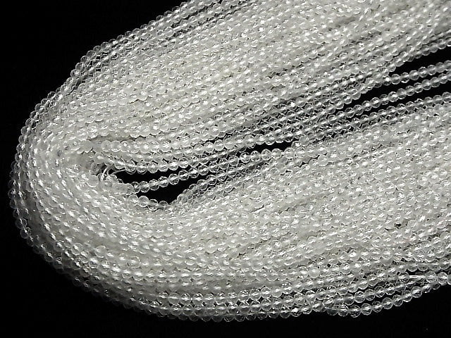 Hochwertiger Kristall AAA facettierte Runde 3mm 1 Strang Perlen (ca. 15 Zoll / 38 cm)