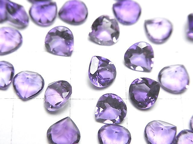 Hochwertiger Amethyst AAA- lose Steine kastanienbraun facettiert 6x6mm 5 Stück