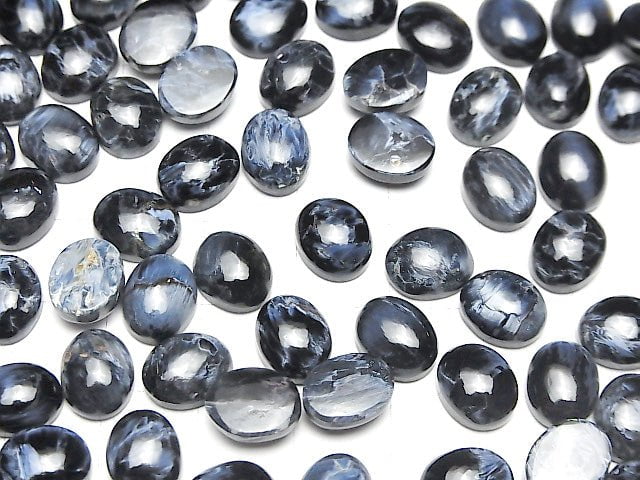 Blue Pietersite AAA Oval Cabochon 10x8mm 1pc