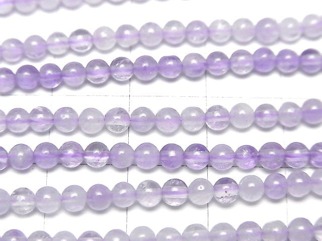 薰衣草紫水晶 AA 級圓珠 3mm 1串珠子 (約15英吋/38公分)