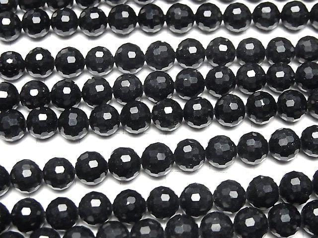 Hochwertig! Onyx Facettiert Rund 8mm 1Strang Perlen (ca. 15 Zoll / 37 cm)