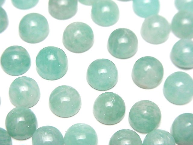 天河石 AA++ 圓形蛋面 6x6mm 5顆