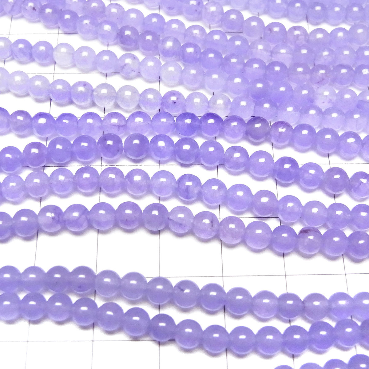 Blue Lavender Jade Round 4mm 1strand beads (aprx.15inch/37cm)