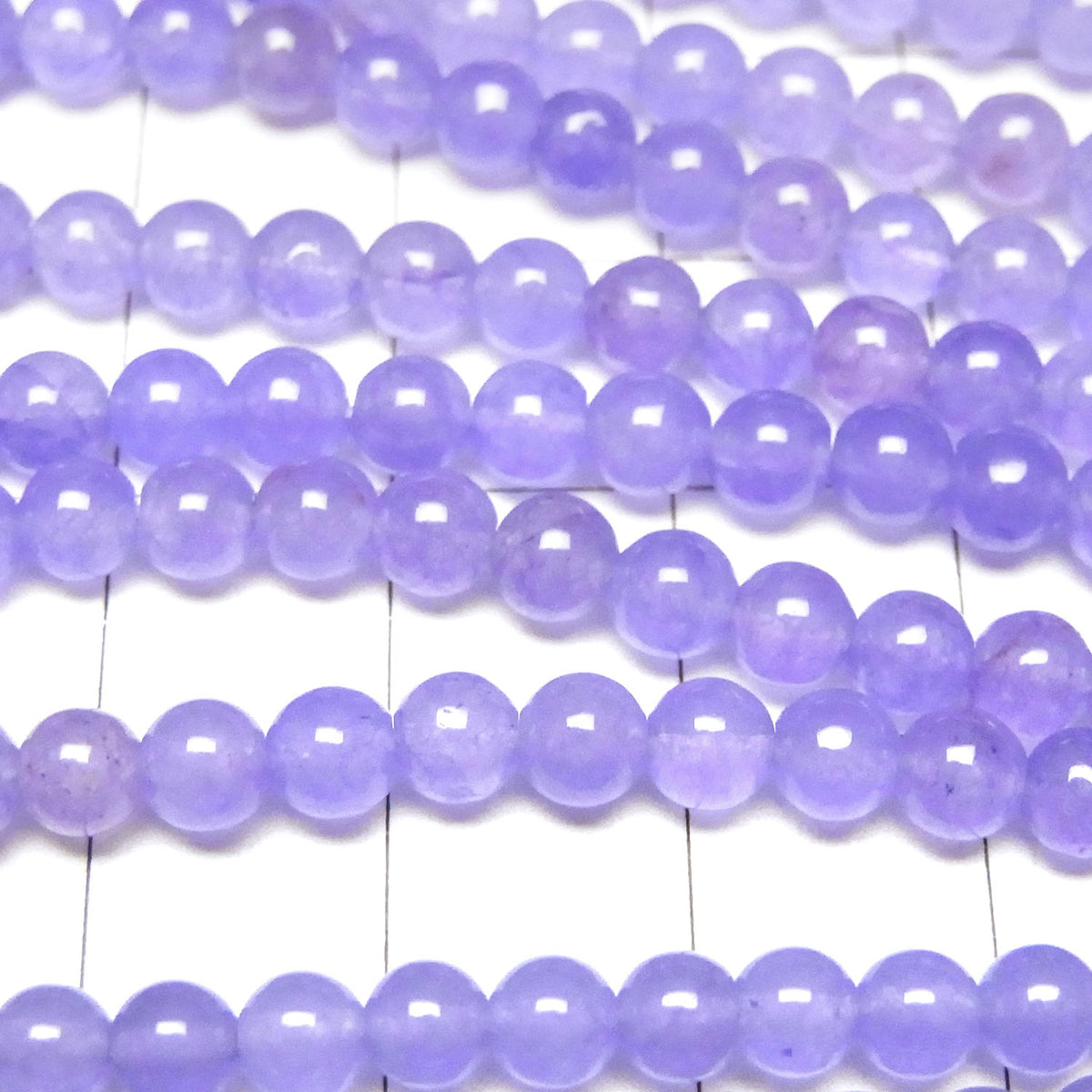 Blue Lavender Jade Round 4mm 1strand beads (aprx.15inch/37cm)