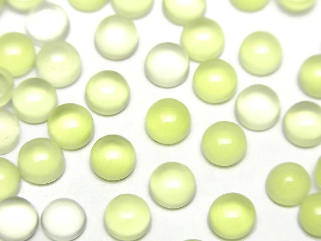淺綠玉髓 AAA 圓形凸圓面 5x5mm 10顆
