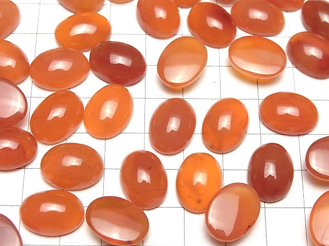 Hochwertiger Karneol AAA Oval Cabochon 16x12mm 2Stück