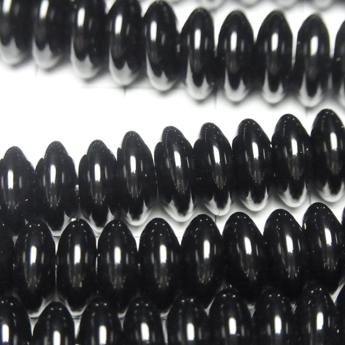 縞瑪瑙扁珠 10x10x4mm 半串或一串 (約15英吋/38公分)