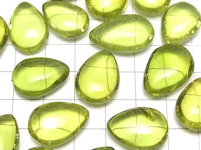 Grüner Bernstein unbohrter Tropfenform (glatt) 20 x 14 mm 4 Stück 69,99 $!