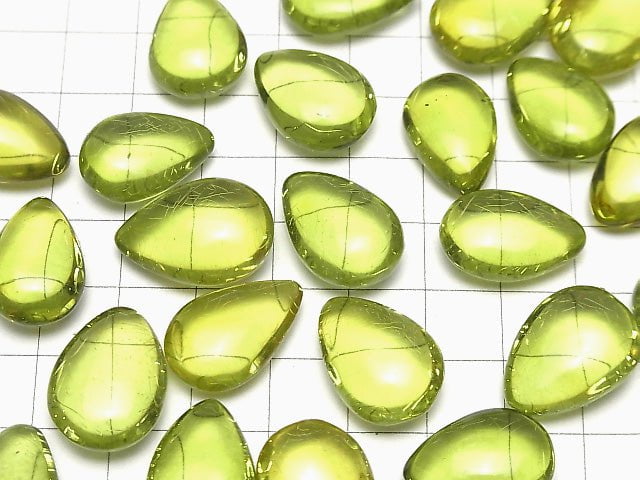 Grüner Bernstein unbohrter Tropfenform (glatt) 20 x 14 mm 4 Stück 69,99 $!