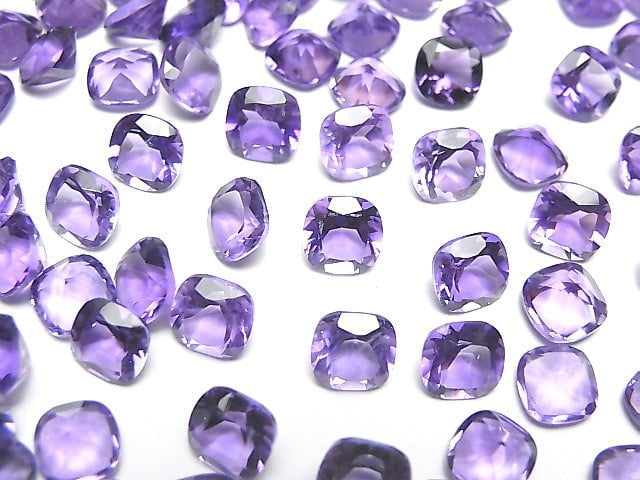 Hochwertig! Amethyst AAA unbohrbar quadratisch facettiert 6x6mm 5Stücke 6,79$!