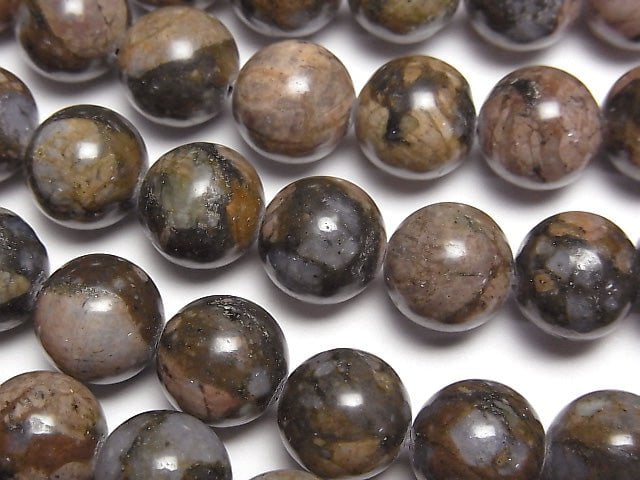 Que Sera Stone Round 10mm half or 1strand beads (aprx.15inch/38cm)