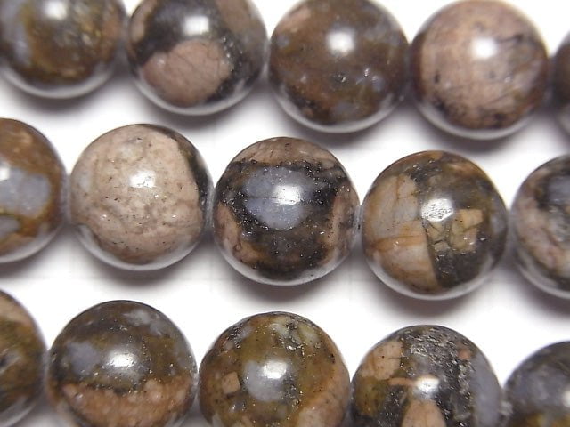 Que Sera Stone Round 10mm half or 1strand beads (aprx.15inch/38cm)