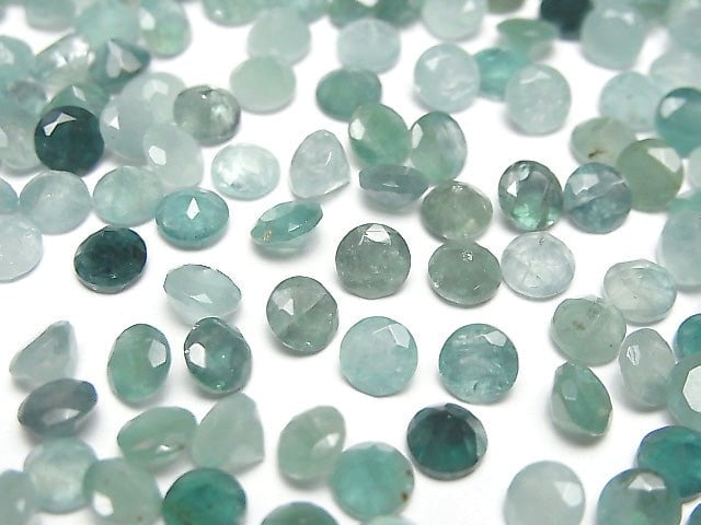 大斜方石 AA 未鑽圓形刻面 5x5mm 5顆