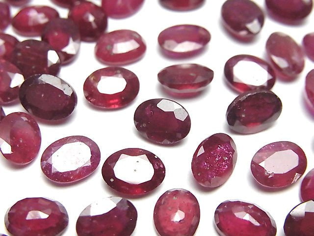 優質刻面橢圓形紅寶石 AA++ 8x6mm 1顆(單個)