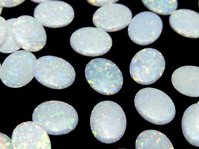 京都蛋白石橢圓形凸圓形寶石 10x8mm 1件